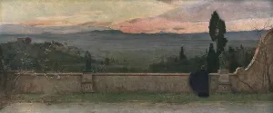 Amalgamated Press Limited Publications Prints: Val D Arno: Evening, c1901, (c1930). Creator: Matthew Ridley Corbet