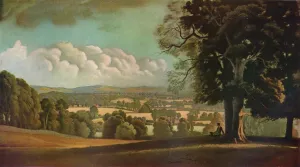 The Vale of Aylesbury, 1933. Artist: Rex Whistler The Vale of Aylesbury, 1933. Artist: Rex Whistler