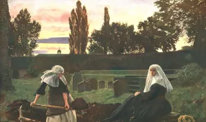 Colour Print of The Vale of Rest, 1858-1859