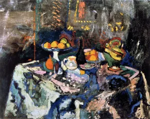 Henri Matisse Art Prints: Vase, Bottle and Fruit, c1903-1906