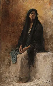 Women's Fashion Clothing Prints: Venice, between 1880 and 1900. Creator: Theobald Chartran
