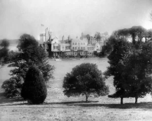 Summer Countryside Scene Prints: View of building across from fields, c1882