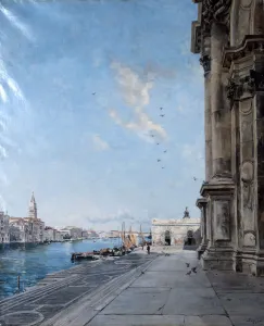 View from the Church of Madonna della Salute, 1892. Artist: Emmanuel Lansyer View from the Church of Madonna della Salute, 1892. Artist: Emmanuel Lansyer
