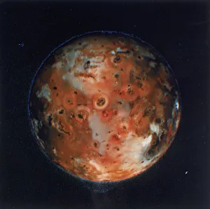 Full view of Io, one of the moons of Jupiter, 1979 Full view of Io, one of the moons of Jupiter, 1979