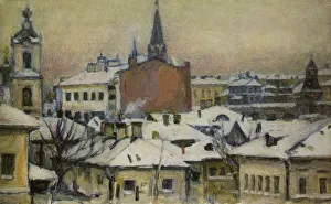 Oil On Canvas Realism Art Prints: View of the Kremlin