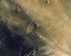 Mars Geological Features Prints: View of Mars, August 1976