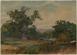 View near Bedford Print by Bradford Rudge