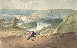 View of Rouen from St. Catherines Hill, 1821-22 View of Rouen from St. Catherines Hill, 1821-22