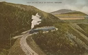 Narrow Gauge Collection: View on the Vale of Rheidol Railway, early 20th century. Creator: Unknown