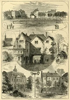 Old London City Views Prints: Views in Highgate, c1876. Creator: Unknown