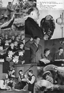 British Broadcasting History Prints: A visit to the BBC, 1937