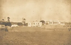 Vue de Syout - Palais du Pacha, 1850. Creator: Maxime du Camp Vue de Syout - Palais du Pacha, 1850. Creator: Maxime du Camp