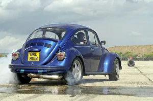 VW Beetle Burning out Print