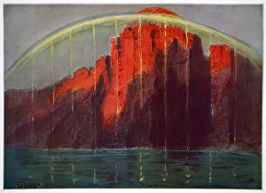 Richard Wagner Operas Prints: Walhalla, 1906