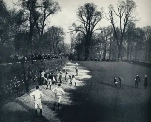 Vintage Rugby Players Prints: The Wall, 1926