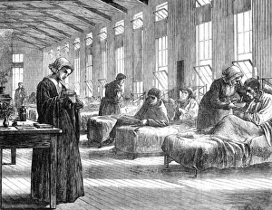 Ward in the Hampstead Smallpox Hospital, 1871 Ward in the Hampstead Smallpox Hospital, 1871