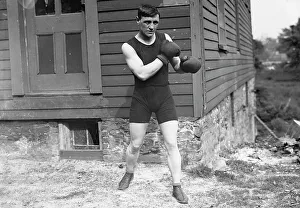 Early 20th Century Boxing Prints: Warnes (Middleweight), between c1910 and c1915. Creator: Bain News Service