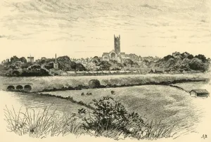 River Avon Landscape Prints: Warwick, 1898. Creator: Unknown