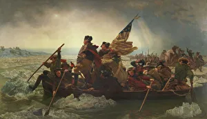 Washington Crossing the Delaware, 1851. Creator: Emanuel Gottlieb Leutze Washington Crossing the Delaware, 1851. Creator: Emanuel Gottlieb Leutze
