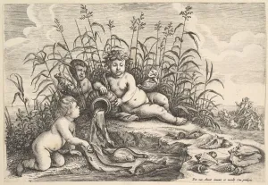 Bohemian Heritage Art Prints: Water (The Four Elements), ca. 1647. Creator: Wenceslaus Hollar