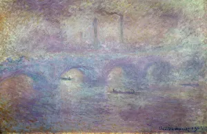 The Waterloo Bridge, Fog Effect, 1903. Artist: Claude Monet The Waterloo Bridge, Fog Effect, 1903. Artist: Claude Monet