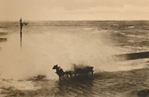 Monochrome Black And White Image Prints: In a Wave, c1928