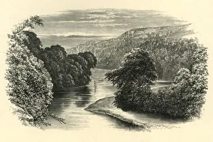Monochrome Landscape Art Prints: On the Wharfe, c1890. Creator: Unknown