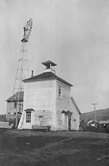 US Aerial Photography Prints: Windmill, between c1900 and 1916. Creator: Unknown