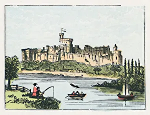 County Maps Of England Prints: Windsor, c1910