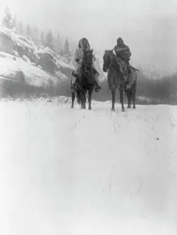 Edward Curtis Print: Apsaroke Winter Campaign