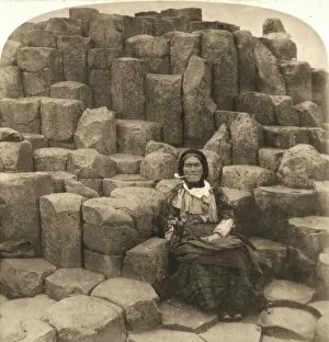Images Dated 1st August 2019: The Wishing Chair, Giants Causeway, Ireland, 1897. Creator: Works and Sun Sculpture Studios