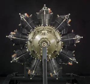 Wright Cyclone P-1 Radial 9 Engine Print, ca. 1925