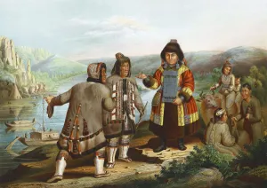 Yakuts at the Lena River, Siberia, Russia, 1862 Yakuts at the Lena River, Siberia, Russia, 1862