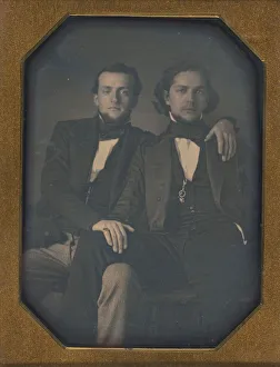 Prints of Two Young Men, ca. 1850 Images Dated 2020 August: Two Young Men, ca. 1850 Print