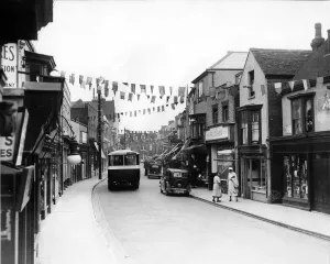 The High Street at Whitstable in Kent 1936 The High Street at Whitstable in Kent 1936