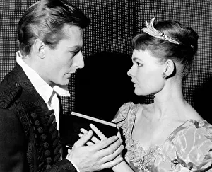 John Neville as Hamlet and Judi Dench as Ophelia in 1957 John Neville as Hamlet and Judi Dench as Ophelia in 1957