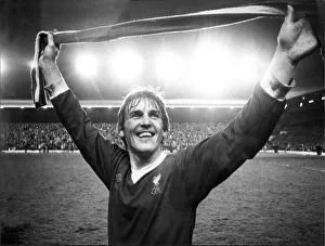 Kenny Dalglish salutes the Kop after Liverpool clinched the leag Kenny Dalglish salutes the Kop after Liverpool clinched the leag