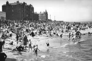 Portobello Beach in Edinburgh 1951 Portobello Beach in Edinburgh 1951