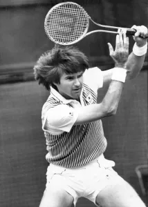 Jimmy Connors Wimbledon Tennis Print 1982