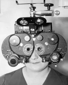 Times Gone By Prints: Eye Testing Print 1937