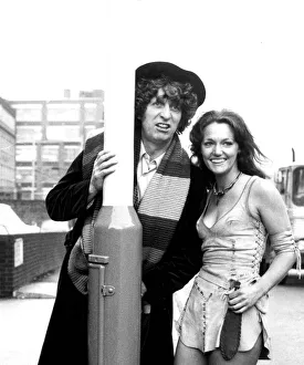 Tom Baker and Louise Jameson as The Doctor and Leela Tom Baker and Louise Jameson as The Doctor and Leela