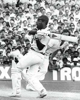 Viv Richards in action against England Viv Richards in action against England