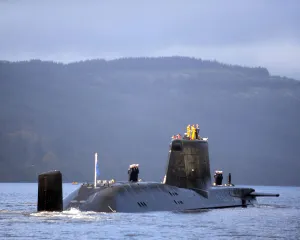 HMS Astute Arrives at Faslane for the First Time HMS Astute Arrives at Faslane for the First Time