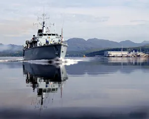 HMS Brocklesby sails from HMNB Clyde for the final time HMS Brocklesby sails from HMNB Clyde for the final time