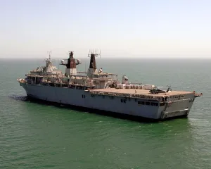 HMS Bulwark, took part in an operational tasking off the coast of Southern Iraq HMS Bulwark, took part in an operational tasking off the coast of Southern Iraq