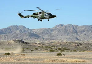 Lynx Mk9A Helicopter at Naval Air Facility El Centro, USA Lynx Mk9A Helicopter at Naval Air Facility El Centro, USA