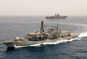 HMS Argyll Royal Navy Type 23 Frigate Print