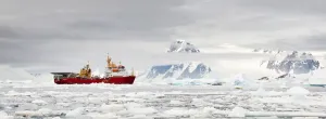 Images Dated 4th January 2015: HMS Protector at Galindez Island, Print