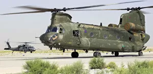 Army Collection: RAF Chinook HC2 at Kandahar Airfield