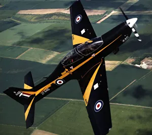 An RAF Tucano of No1 FTS (No1 Flying Training School), based at RAF Linton-on-Ouse An RAF Tucano of No1 FTS (No1 Flying Training School), based at RAF Linton-on-Ouse